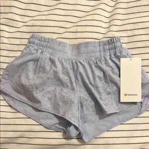 Lululemon Athletica Gray Athletic Shorts Lightweight Elastic Waist
